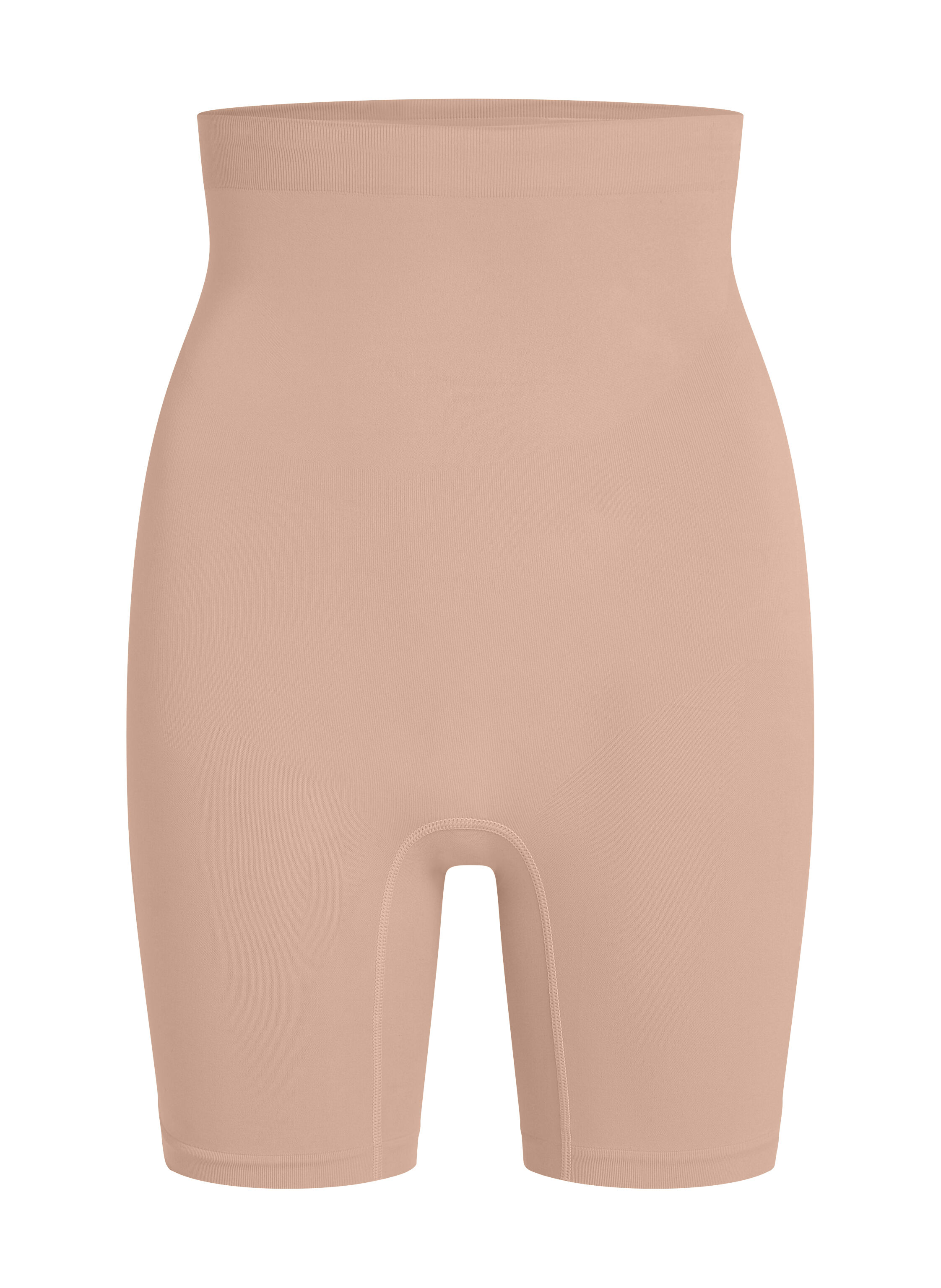 Nahtloser korrigierender Thigh Slimmer, Beige