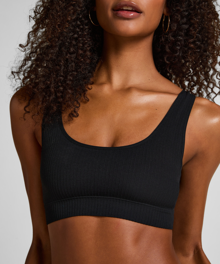 Bralette Scoop Dianne, Schwarz