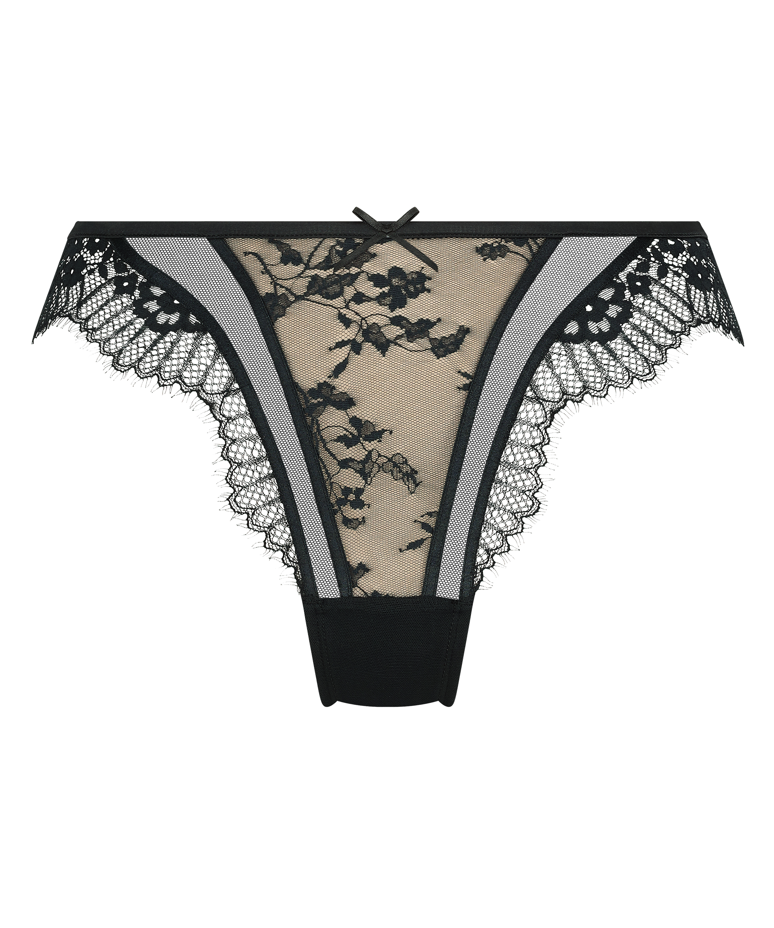 Slip brésilien Daphne, Noir, main