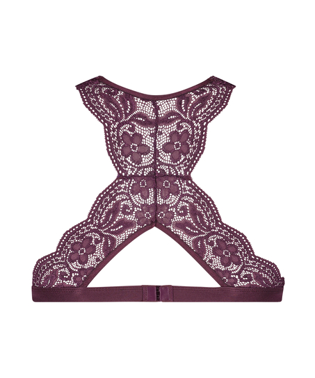 Halter Bralette Racerback, Lila