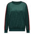Top Velours Stripe, gr&uuml;n