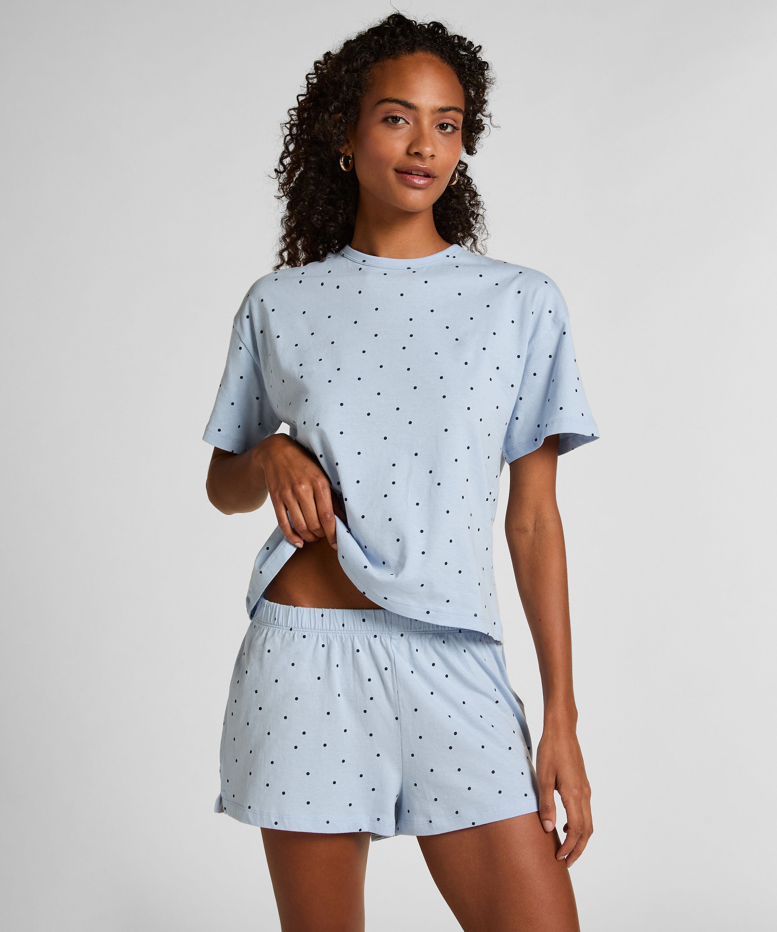 Pyjama en Coton, Bleu Pyjama en Coton, Bleu