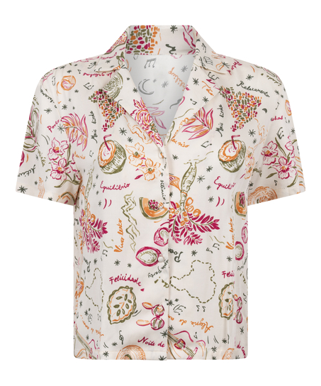 Satinjacke, Wei&szlig;