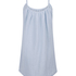 Musselin-Slipdress, Blau