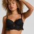 Posie Vorgeformter Longline-Bügel-BH, Schwarz