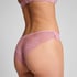 Slip brésilien Invisible Lace Back, Rose