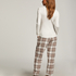 Pantalon de Pyjama Flanel, Beige