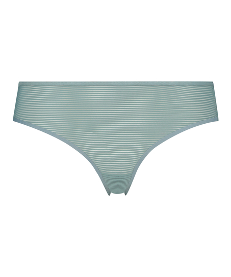 Slip brésilien invisible Stripe mesh, Gris