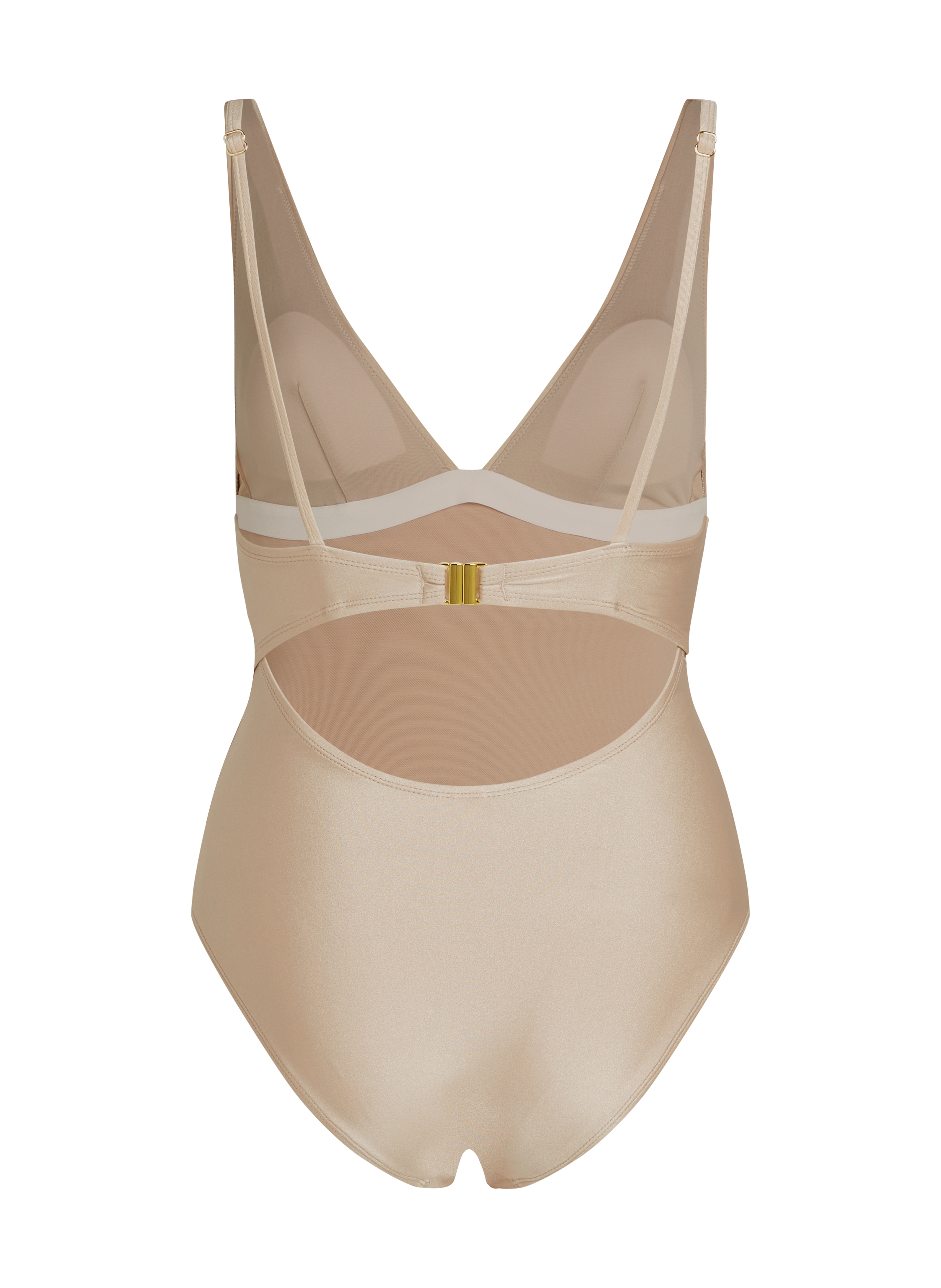 Badeanzug Shaping Luxe, Beige, main