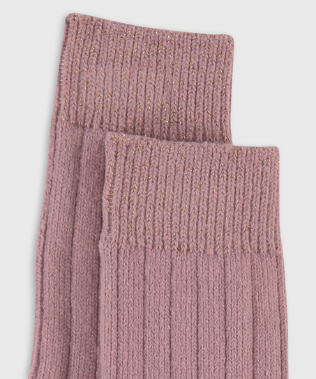 1 Paar Socken, Lila