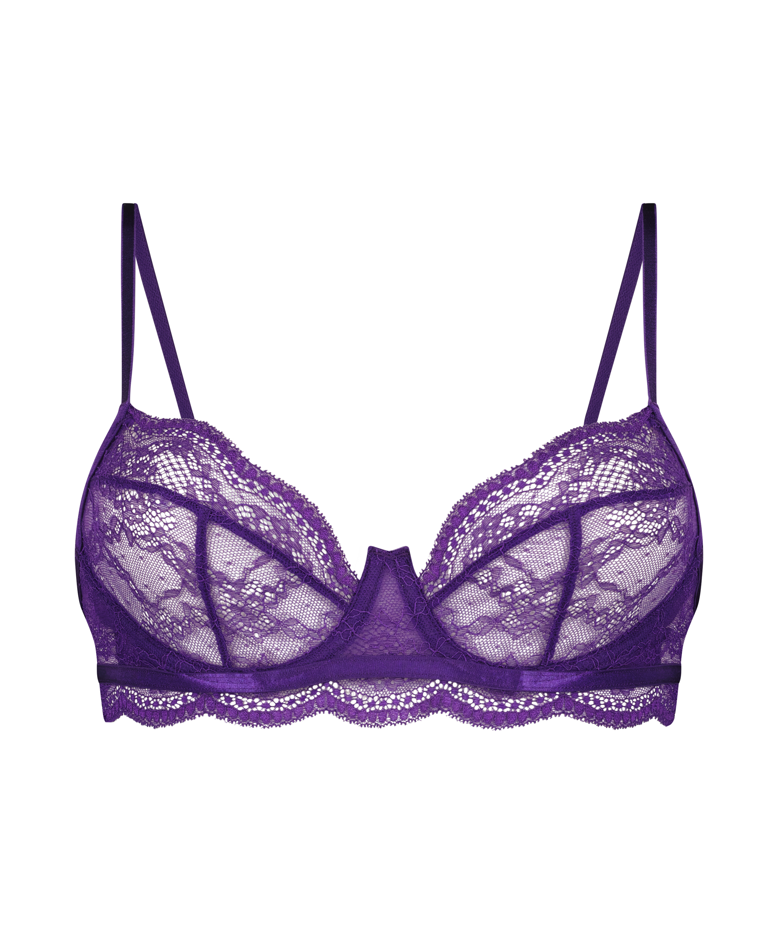 Soutien-gorge non-rembourré à armatures Isabelle, Violet, main