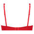 Soutien-gorge &agrave; armatures pr&eacute;form&eacute; push-up Maya, Rouge