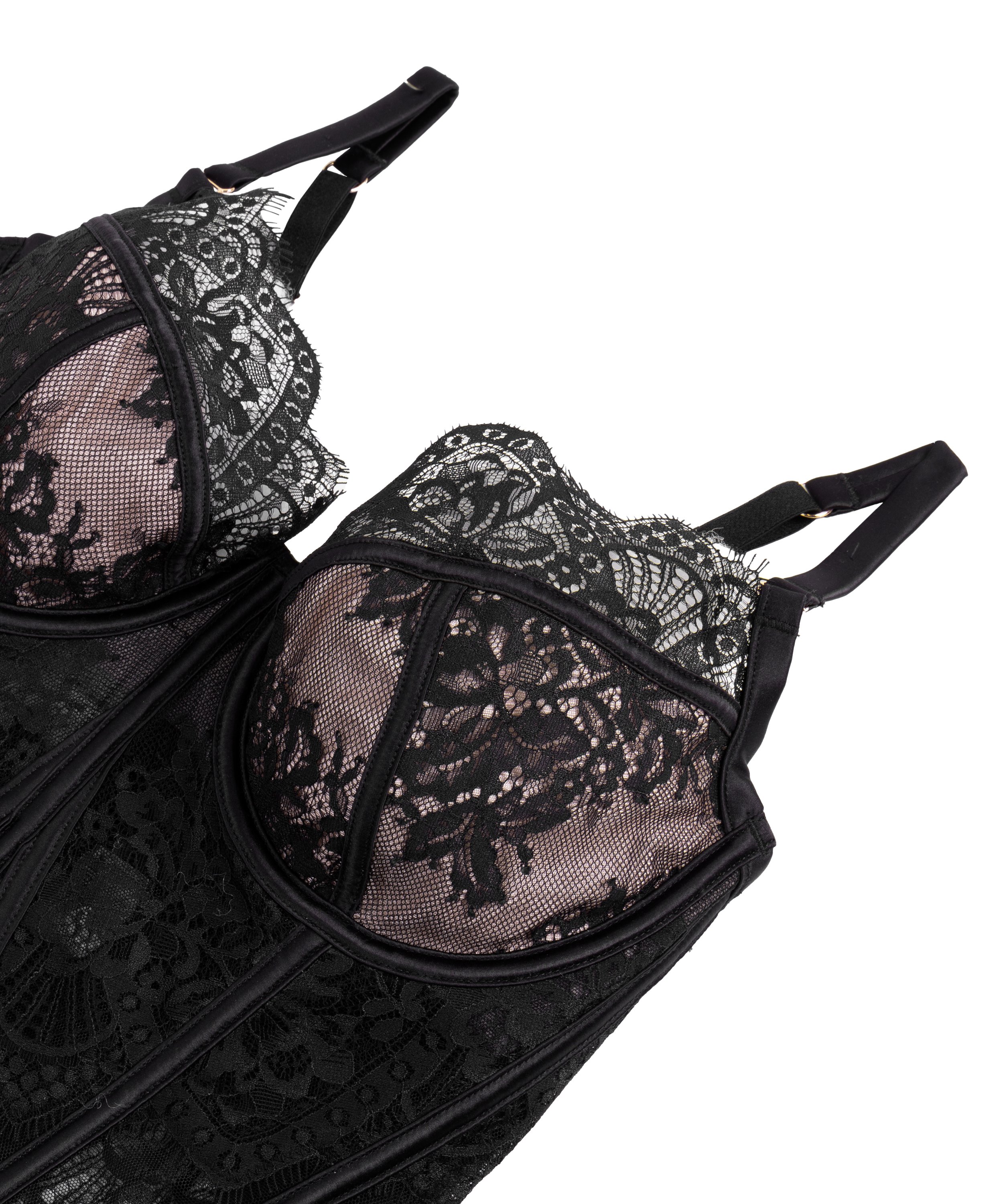 Bustier Zoe, Schwarz, main