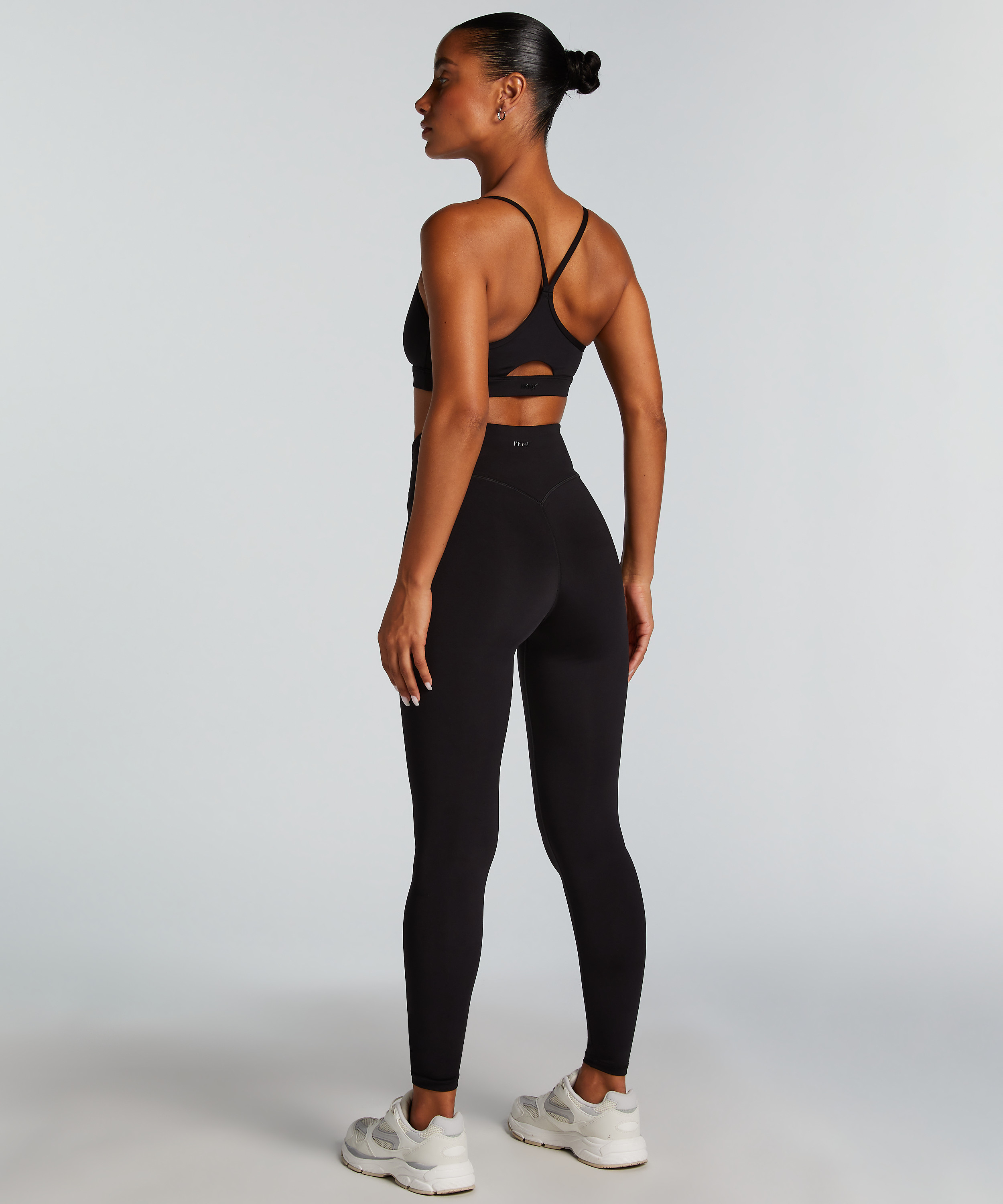 HKMX Brassière de sport de niveau 1, Noir, main