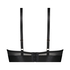 Soutien-gorge à armatures non-préformé longline Pleasure, Noir