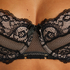 Soutien-gorge &agrave; armatures pr&eacute;form&eacute; Sierra, Noir