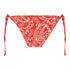 Brazilian tanga Bikini-Slip Paisley, Rot