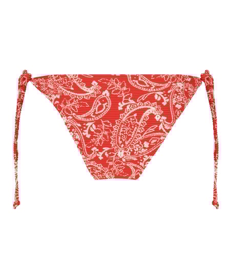 Brazilian tanga Bikini-Slip Paisley, Rot