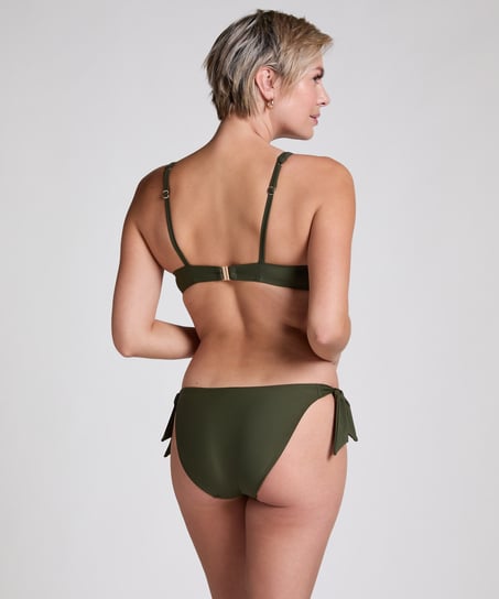 Haut de bikini triangle Luna, Vert