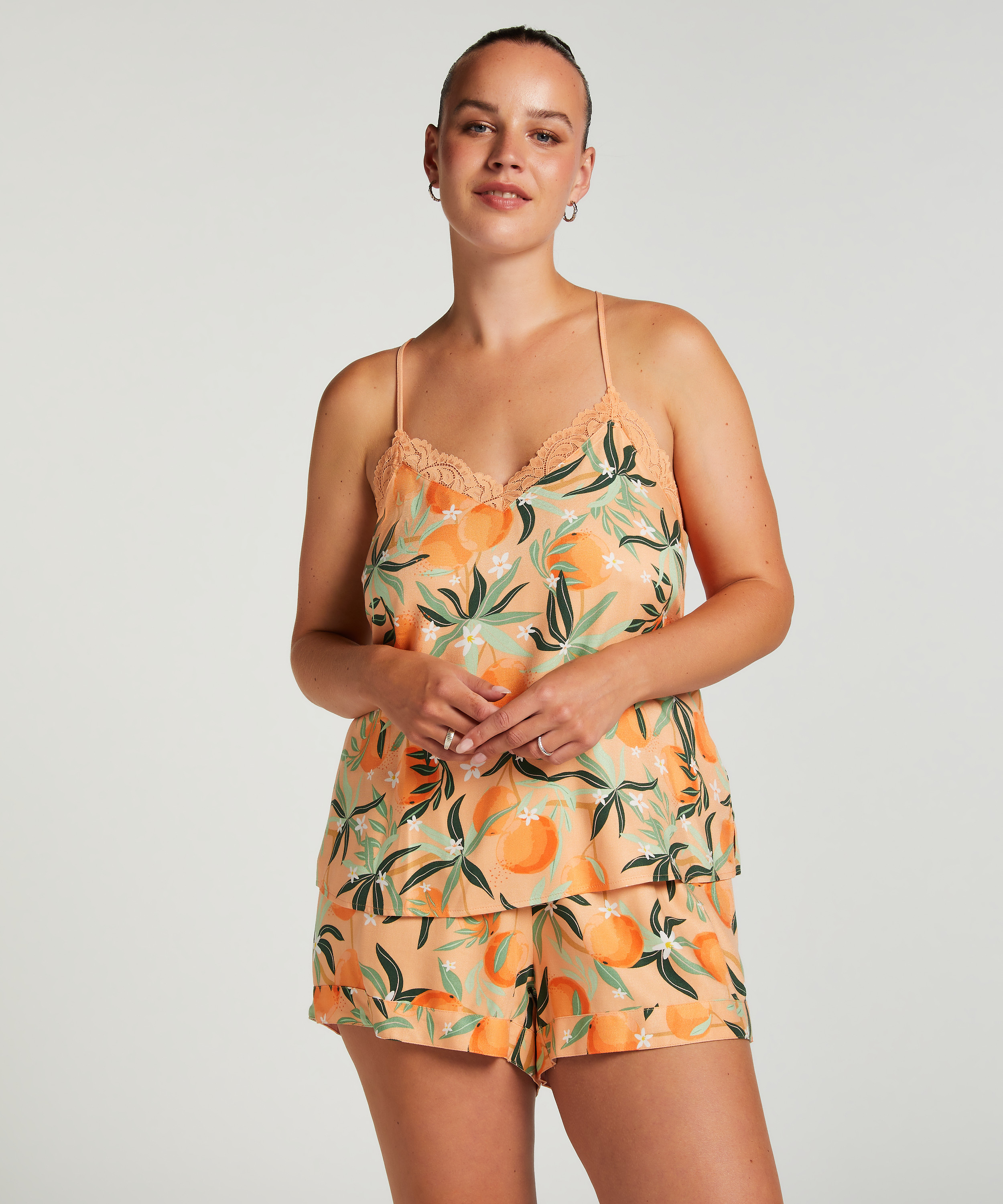 Camitop Woven Lace, Rose, main