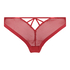 Slip brésilien résille invisible, Rouge