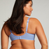 Soutien-gorge &agrave; armatures non-pr&eacute;form&eacute; minimiseur Nina, Bleu