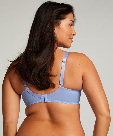 Soutien-gorge &agrave; armatures non-pr&eacute;form&eacute; minimiseur Nina, Bleu