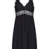 Slipdress Nora Lace, Schwarz