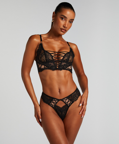 Brassière Loretta, Noir