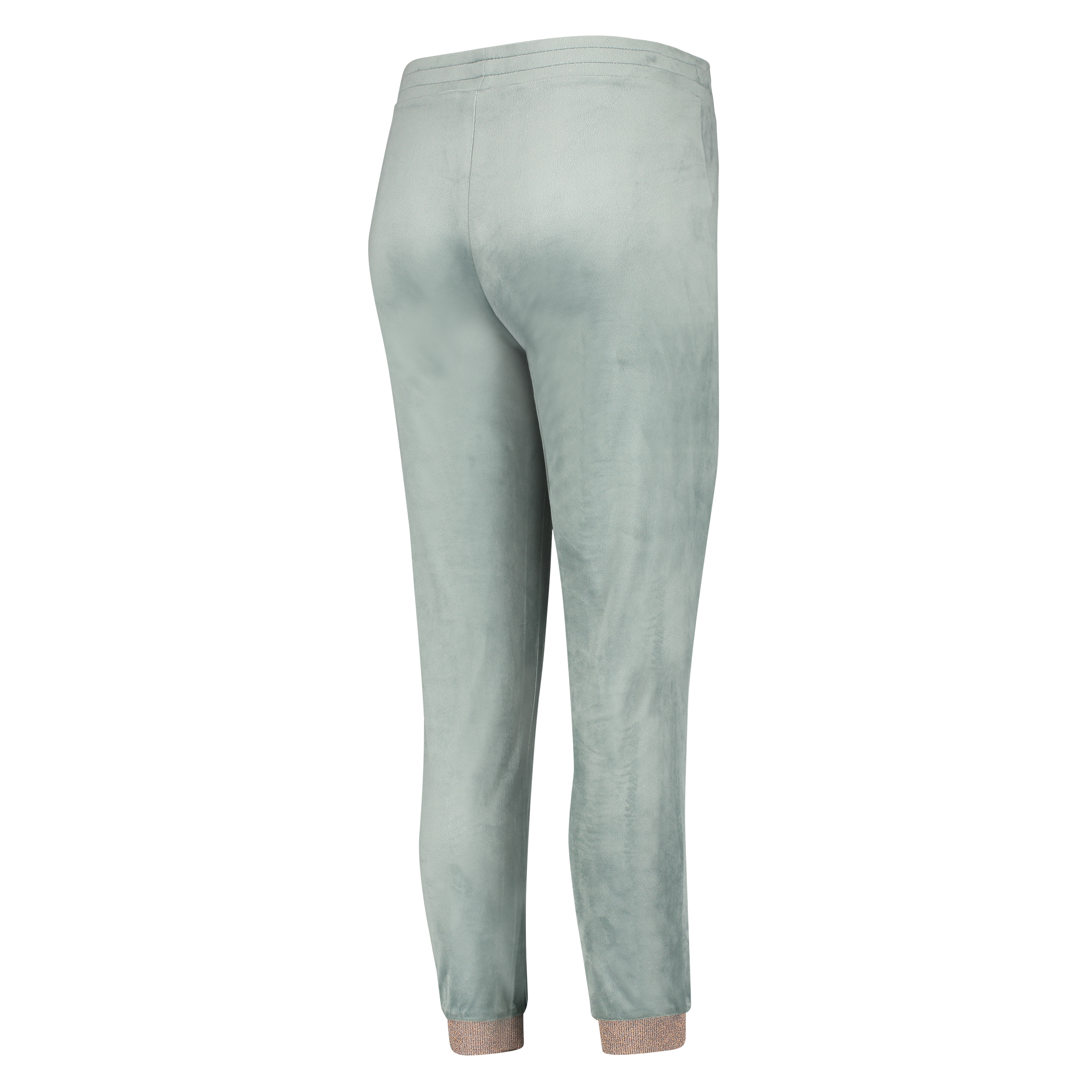 Jogginghose Velours Lurex, grün, main