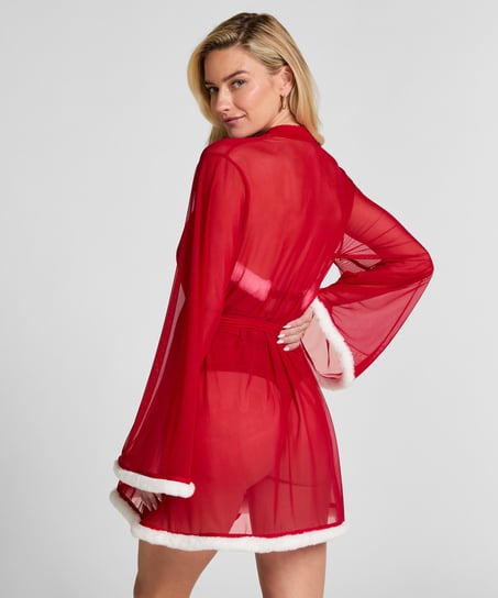 Kimono Mesh Santa, Rouge