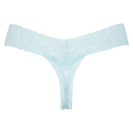 String en V taille extra basse, Bleu