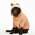 Fleece Hunde-Onesie, Braun