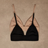 Triangle Brassière Smooth, Noir