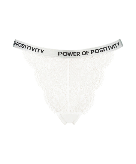 Slip brésilien Honey, Blanc