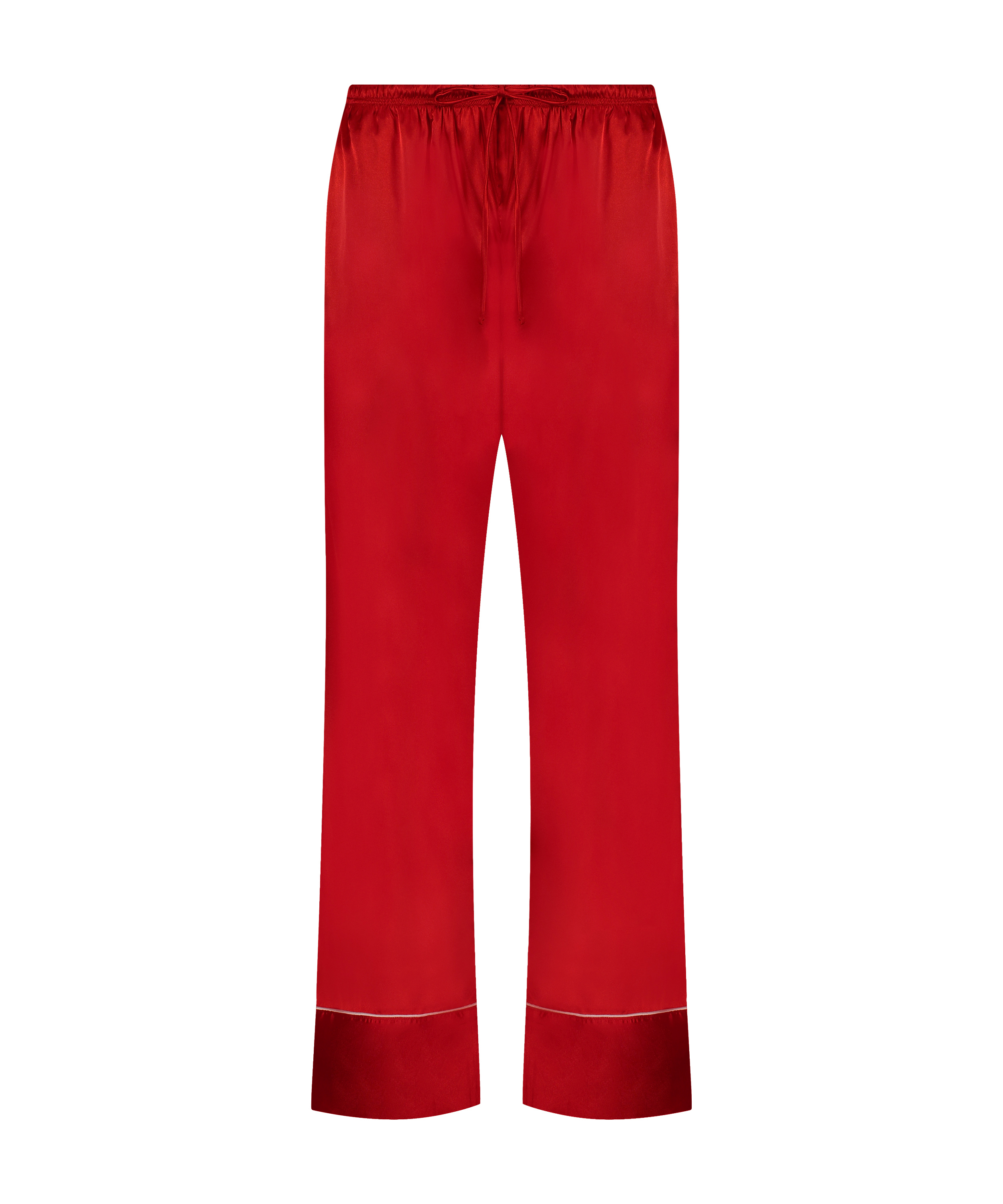 Pantalon Satin, Rouge, main