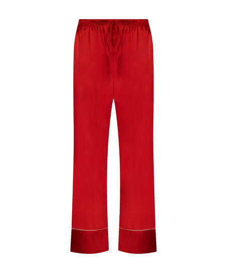 Pantalon Satin, Rouge