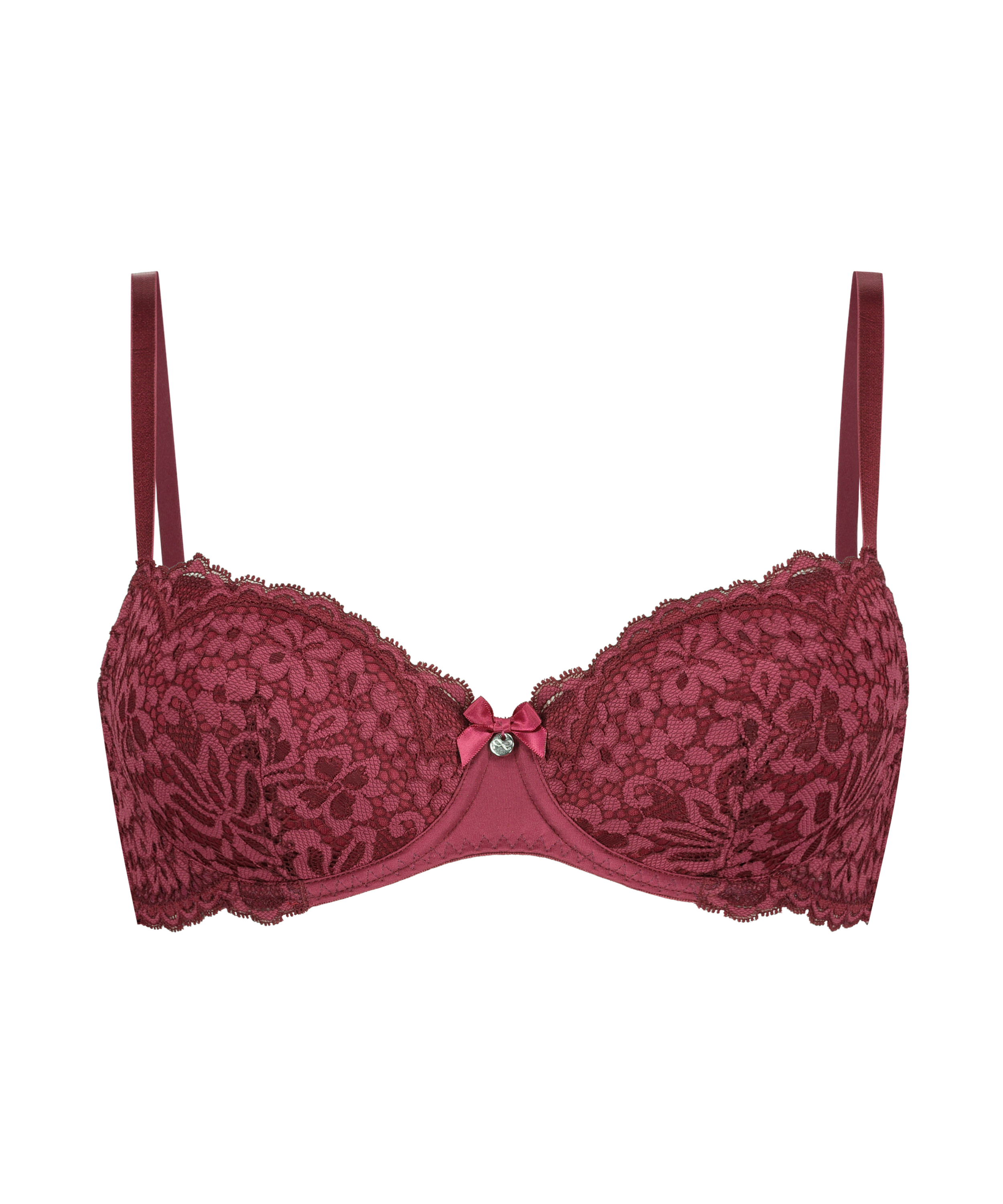 Soutien-gorge &agrave; armatures pr&eacute;form&eacute; Rose, Rouge, main
