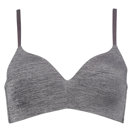 Soutien-gorge sans armatures pr&eacute;form&eacute; Rebecca, Gris