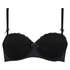 Soutien-gorge &agrave; armatures pr&eacute;form&eacute; sans bretelles Maya, Noir