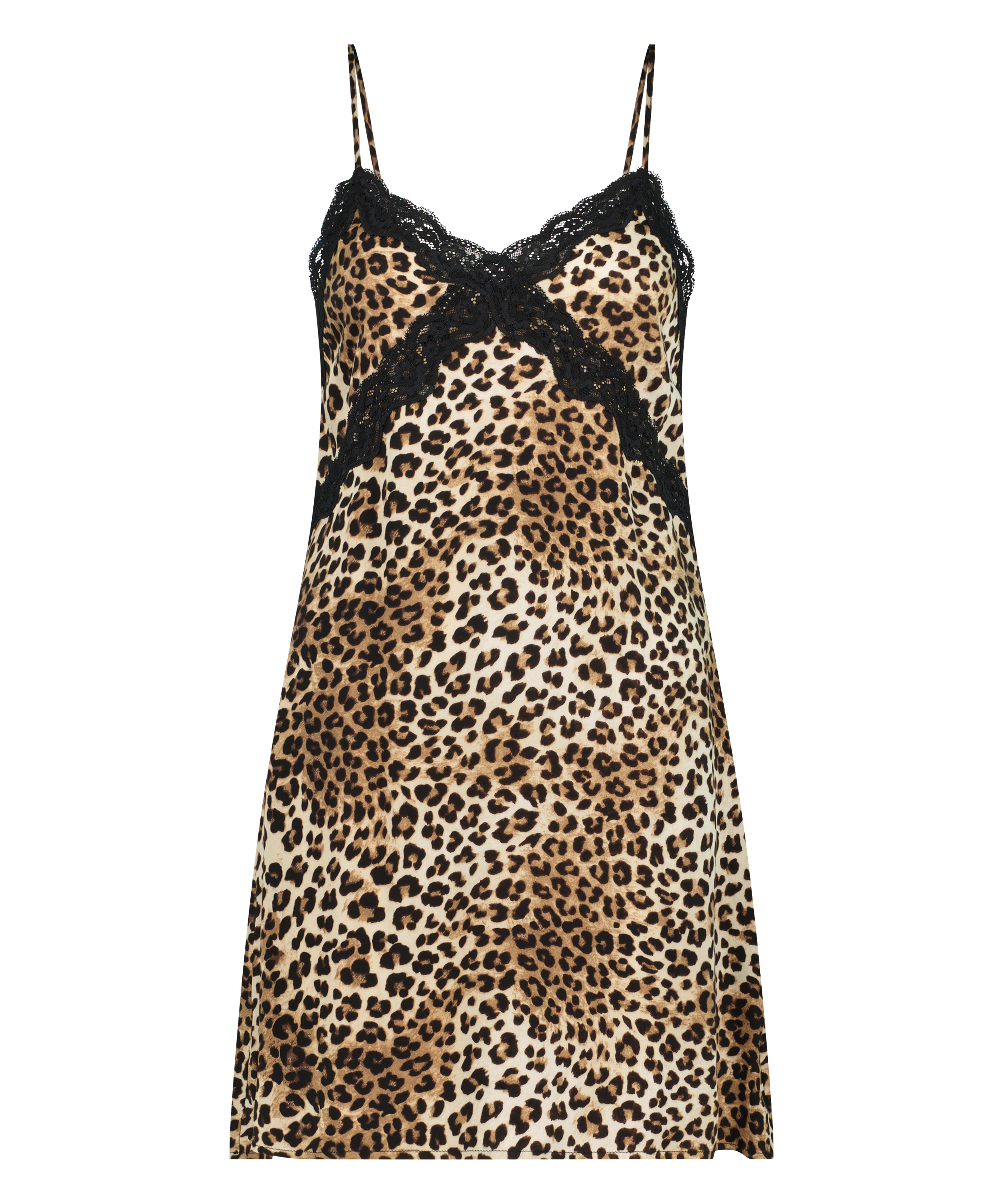 Nuisette satin, Noir, main