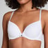 Soutien-gorge &agrave; armatures pr&eacute;form&eacute; Plunge, Blanc