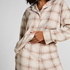 Pyjamaset Polarfleece, Weiß