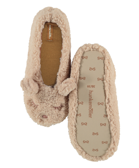 Chaussons ballerine, Beige