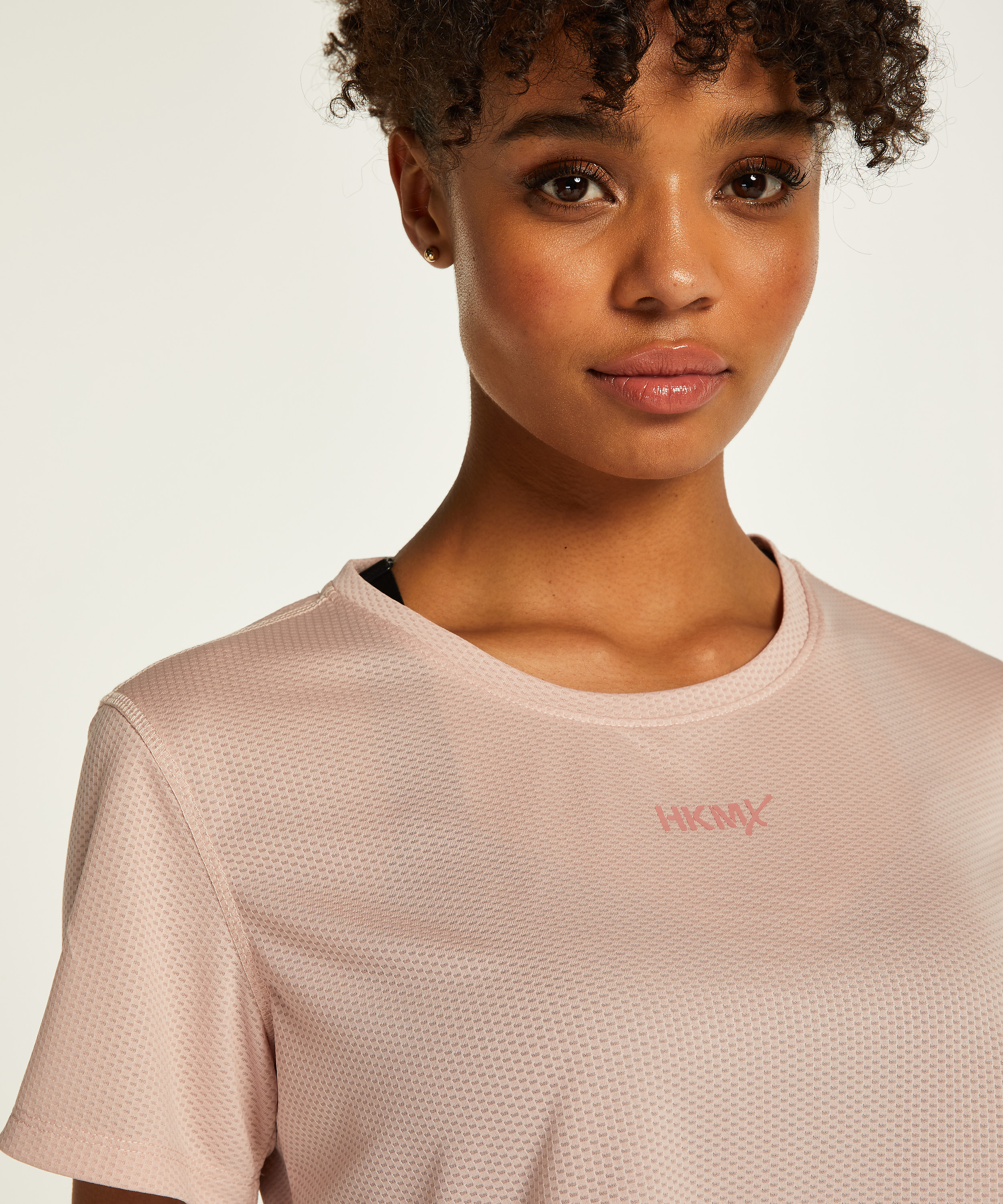 HKMX Crop Top Mesh, Rose, main
