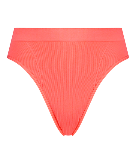 Slip brésilien taille haute Bae, Rose