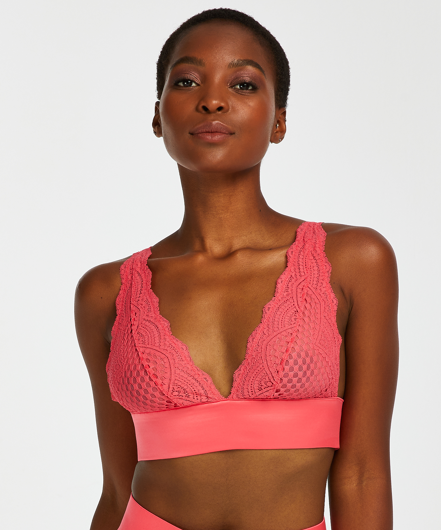 Bralette Duckie, Rot, main