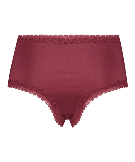 Slip brésilien en forme de V Vixen Curvy, Rouge