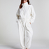 Combinaison Fleece, Blanc