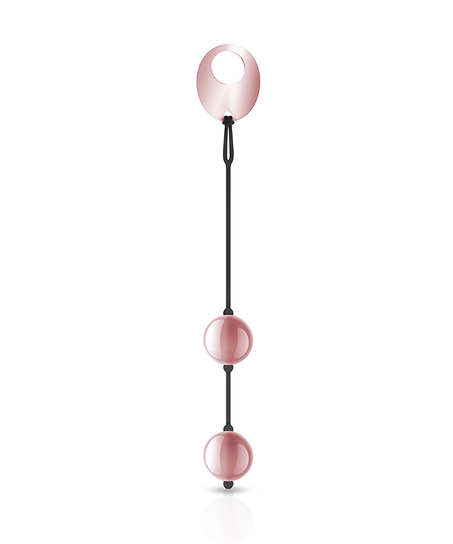 Rosy Gold Nouveau Kegel Balls, Rose